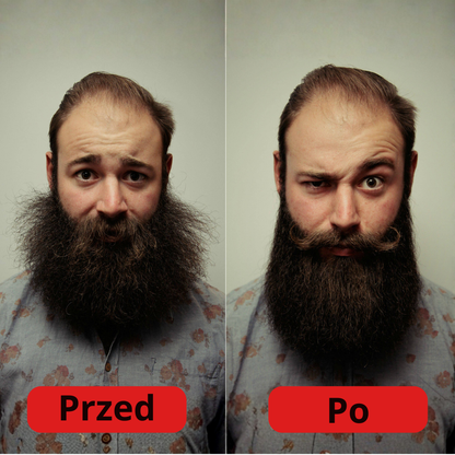 Beardo Brush - Szczotka prostująca do modelowania włosów i brody 2w1